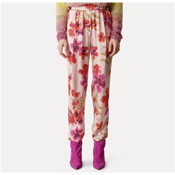 Forte Forte Silk Satin Trouser Pants Orchidea Womens Size III US 8 - Picture 2 of 10